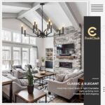 Black Living Room Chandelier 12 Light Hight Ceiling Foyer Candle Chandelier Larg... - Image 3