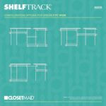 ClosetMaid ShelfTrack Wire Closet Organizer System, Adjustable from 5 to 8 Ft., ... - Image 6