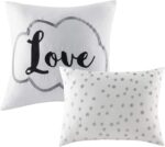 Intelligent Design - ID10-1245 Raina Comforter Set Metallic Print Geometric Desi... - Image 9
