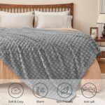BEDELITE Updated Grey Throw Blanket for Couch and Bed- Super Soft and Warm 3D Ch... - Image 4