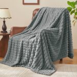 BEDELITE Updated Grey Throw Blanket for Couch and Bed- Super Soft and Warm 3D Ch... - Image 7