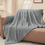 BEDELITE Updated Grey Throw Blanket for Couch and Bed- Super Soft and Warm 3D Ch... - Image 8