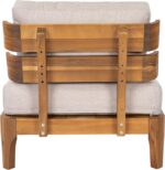 Christopher Knight Home George Modern Acacia Wood Patio Furniture Set, Sectional... - Image 9