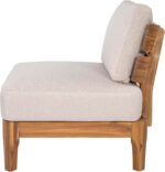 Christopher Knight Home George Modern Acacia Wood Patio Furniture Set, Sectional... - Image 10