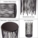 Metal Candle Holders for Pillar Candles - Creative Wire Candle Holder Set of 3 f... - Image 6