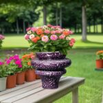 Ceramic Plant Pots - 11 Inch Ceramic Planters for Indoor Outdoor Plants, Large U... - Image 4