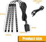 Car Led Interior Lights, RGB 48 LED Multicolor Auto Strip Light with Sound Activ... - Image 3