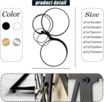 Kawazu Abstract Woman Metal Wall Art, Round Wall Decor, Circle Wall Decor, Minim... - Image 5