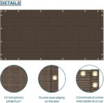 Coarbor 3'x15' Privacy Screen Fence - Apartment Patio Balcony Cover - 90% Blocka... - Image 4