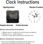 Black Minimalist Wall Clocks for Living Room Glass Marble Pattern Wall Clocks Ba... - Image 9