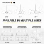 Bagood 8-Light Globe Sputnik Chandelier Modern Gold Sputnik Chandelier Mid Centu... - Image 6
