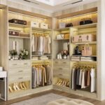 Unikito 61" Closet System, Heavy Duty Wood Closet Organizer with 4 Hanging Rods,... - Image 6