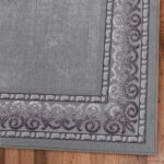 Antep Rugs Alfombras Bordered Modern 8x10 Non-Slip (Non-Skid) Low Pile Rubber Ba... - Image 6