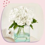 Yatim 21In White Artificial Hydrangea Flowers 5 Pcs Real Touch 3D Print Latex Fl... - Image 5