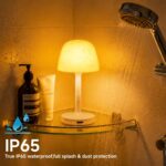 Rechargeable Waterproof Spa-Like Shower Lamp with 16 RGB Colors & Ocean Wave Pro... - Image 5