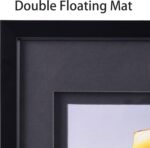 Yaetm 8x10 Double Floating Mat Picture Frame Set of 4, Display Picture 5x7 with ... - Image 5