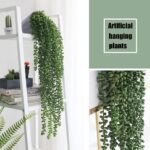 TIED RIBBONS 3 Pc Artificial Hanging Succulents Plants String of Pearls Plant Le... - Image 8