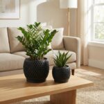 Plant Pots, Modern 3D Printed Honeycomb Planters for Indoor Plants, 4.7/6 Inch M... - Image 6