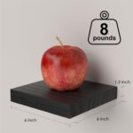 PopiShelves Small Floating Shelves for Wall - 6 Inch Mini Square Black Shelves f... - Image 4