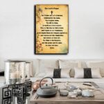 Our Father Prayer Wall Decor, 16"x12" The Lords Prayer Wall Art, Christian Decor... - Image 3