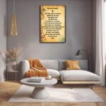 Our Father Prayer Wall Decor, 16"x12" The Lords Prayer Wall Art, Christian Decor... - Image 4