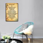 Our Father Prayer Wall Decor, 16"x12" The Lords Prayer Wall Art, Christian Decor... - Image 5