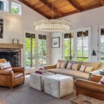 Crystal Chandelier, 31" 12-Light Large Chandelier for Living Room, Round Gold Ch... - Image 9