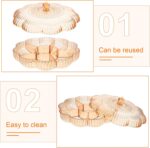 Luxury Candy Tray with Compartments, Elegant Golden Snack Serving Plate for Home... - Image 4