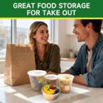 Dealusy 50 Set 32 oz Deli Containers with Lids, Leak-Proof BPA Free Plastic Take... - Image 8