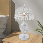 TFCFL 45cm (18.11") H Crystal Table Lamp, Nightstand Decorative Desk Lamp Night ... - Image 4