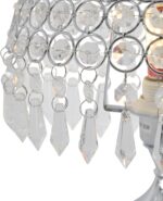 TFCFL 45cm (18.11") H Crystal Table Lamp, Nightstand Decorative Desk Lamp Night ... - Image 6