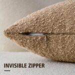 Foindtower Pack of 2 Textured Boucle Throw Pillow Covers Accent Solid Pillow Cas... - Image 4