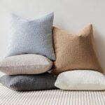 Foindtower Pack of 2 Textured Boucle Throw Pillow Covers Accent Solid Pillow Cas... - Image 6