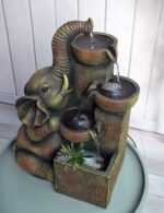 SEINHIJO Outdoor Floor Water Fountain Fengshui Waterfall Modern Decor Gift for G... - Image 3