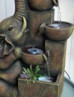 SEINHIJO Outdoor Floor Water Fountain Fengshui Waterfall Modern Decor Gift for G... - Image 5