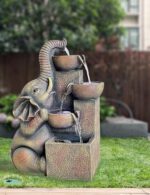 SEINHIJO Outdoor Floor Water Fountain Fengshui Waterfall Modern Decor Gift for G... - Image 6