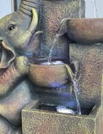 SEINHIJO Outdoor Floor Water Fountain Fengshui Waterfall Modern Decor Gift for G... - Image 11