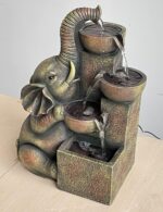 SEINHIJO Outdoor Floor Water Fountain Fengshui Waterfall Modern Decor Gift for G... - Image 13