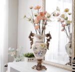 Magcolor Tall Table White Ceramic Vase for Pampas Grass Flowers -16.1" Tall, Uni... - Image 9