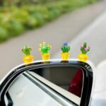 ONEST 12 Pieces Crystal Miniature Cactus Figurines Handmade Art Cactus for Home ... - Image 6