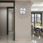 Wall Clocks for Living Room Decor Modern Silent Wall Clock Battery Operated Non-... - Image 4