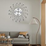 Wall Clocks for Living Room Decor Modern Silent Wall Clock Battery Operated Non-... - Image 6