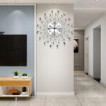 Wall Clocks for Living Room Decor Modern Silent Wall Clock Battery Operated Non-... - Image 7