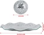 MDLUU Centerpiece Bowl and Balls Set, Mosaic Tray with 3 Pieces Spheres, 12" Dec... - Image 4