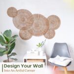 CHI AN HOME Wicker 23 Inch Jute Wall Decor Baskets, Set of 6 Extra Large Woven J... - Image 8