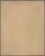SAFAVIEH Area Rug 8x10 - Natural Fiber Collection - Large - Maize & Grey, Sisal,... - Image 4