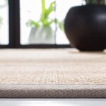SAFAVIEH Area Rug 8x10 - Natural Fiber Collection - Large - Maize & Grey, Sisal,... - Image 5