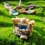 jeeone Mini Lighthouse Water Well Bridge Figurines Miniature Gardening Pool Lawn... - Image 5