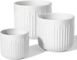 LE TAUCI Ceramic Planters, 8.3/7/6 Inch Indoor Pots for Plants with Drainage Hol... - Image 7