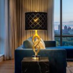Rinweey Black and Gold Table Lamps Set of 2 for Living Room, 30" Tall Touch Cont... - Image 4